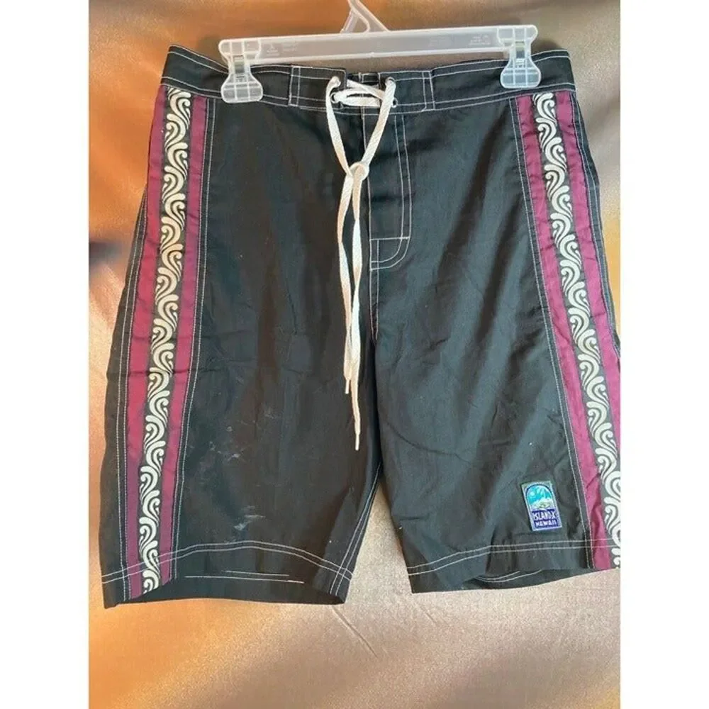 Swim trunks no mesh. “island X Hawai’i” 32” waist. R.